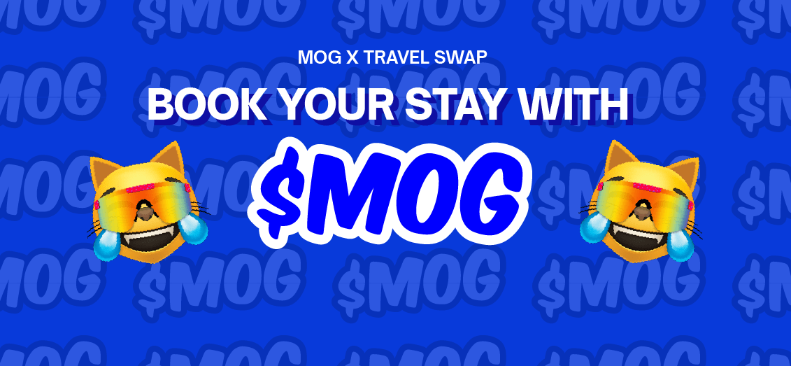 MOG & Book Hotels with Crypto